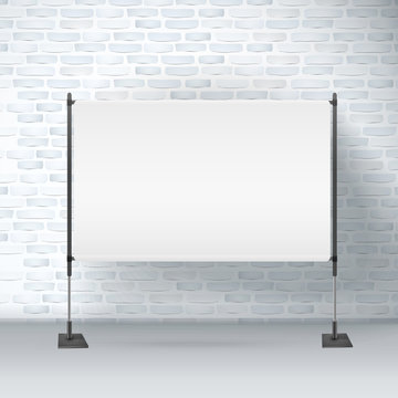 Blank Projector Screen