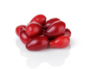 ripe cornel berries