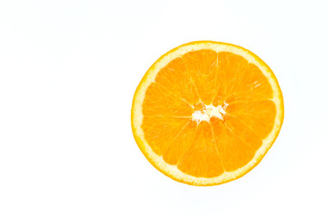Orange isolated on white