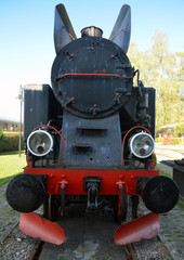 Old, historic steam train