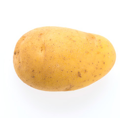 Potato isolated on white background