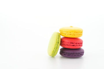 Macaroon isolated on white background
