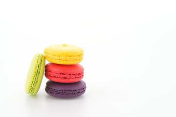 Macaroon isolated on white background