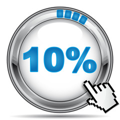 10 PERCENT ICON