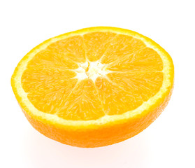 Orange isolated on white