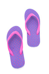 Flip flop isolated on white background