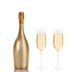 bottle of champagne