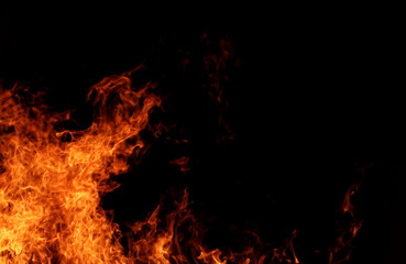 Fototapeta na wymiar Fire flame
