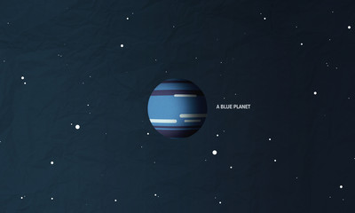 Neptune a blue planet