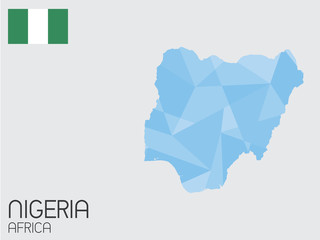 Set of Infographic Elements for the Country of Nigeria
