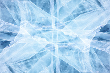 Obraz premium Baikal ice texture