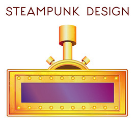 element in steampunk style
