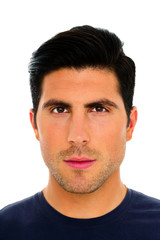 Fototapeta premium Closeup portrait of a handsome man