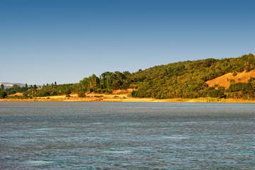 View on lake - Erikli Tuzla Lake, Turkey