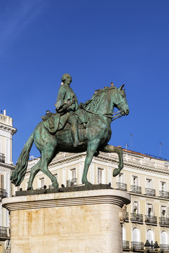 statue of King Charles III, Madrid