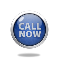call now circular icon on white background