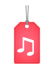 label icon with a note