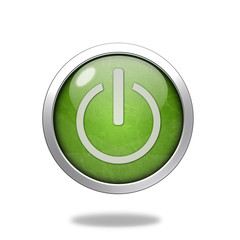 power circular icon on white background