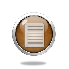 notebook circular icon on white background