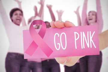 Composite image for breast cancer awareness
