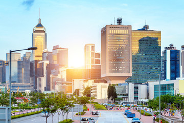 Obraz premium Central, Hong Kong