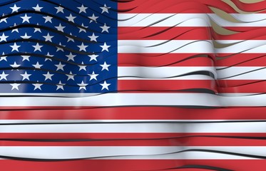 Fototapeta premium usa flag stripes background