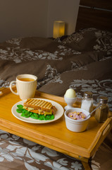 Breakfast in bed