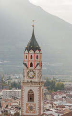Meran, Altstadt, Stadtrundgang, Pfarrturm, Kirche, Italien