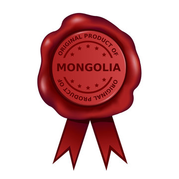 Product Of Mongolia Wax Seal