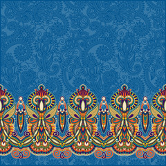 ornamental background with flower ribbon, stripe pattern, greeti