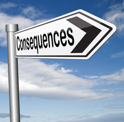 Obraz premium consequences