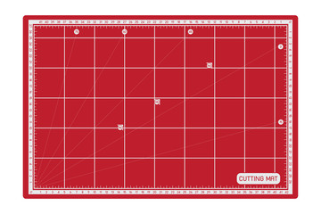 cutting mat vector