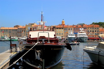 Fototapeta na wymiar Port de Saint-Tropez.