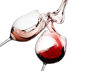 Rose and white wine up