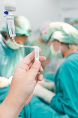 anesthesiologist change rate iv during the operation