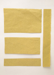 Brown paper ripped message background