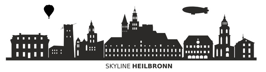 Fototapeta premium Skyline Heilbronn