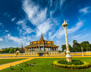 Royal Palace complex in Phnom Penh