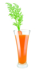 fresh carrot juice