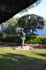 Fototapeta premium Statue vue sur la mer