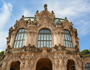 Fototapeta na wymiar Zwinger palace in Dresden