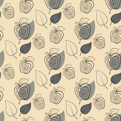 Apple,abstract,leaf.