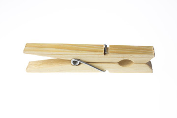 Wooden clothes peg