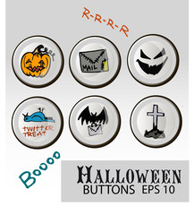 halloween buttons