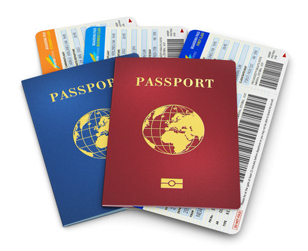 Biometric passports and air tickets