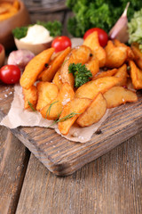 Homemade fried potato