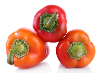 Pepper isolated on white