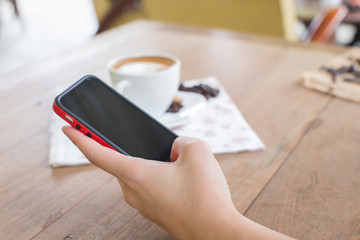 Easter rabbit drawing on latte art coffee cup