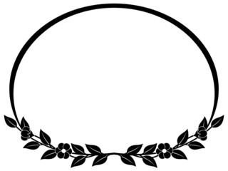 Fototapeta premium 花のフレーム