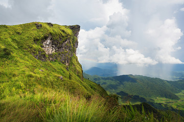 View of Phu Chi Fa mountain